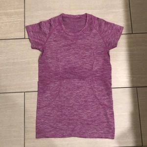 Lululemon Purple Crewneck Yoga t-shirt